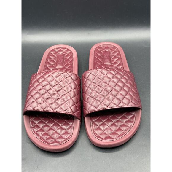 APL Lusso Quilted Leather Slide Sandal Men\'s Sz 13 Crimson main image 8